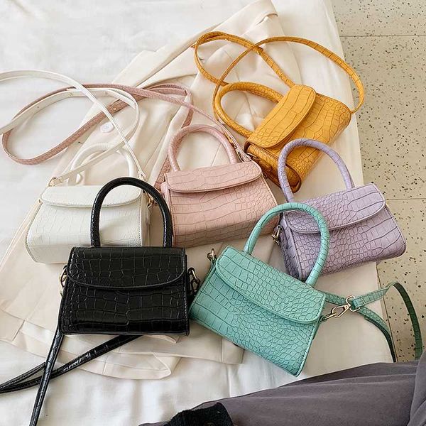 

small stone pattern crossbody bags for women 2020 handbags women bags pu leather shoulder messenger