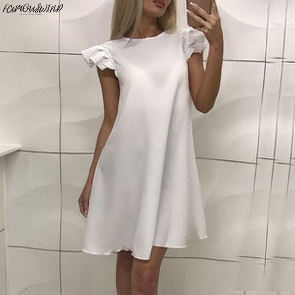 

новое новое прибытие простые летние платья женщин без рукавов о-образным вырезом мини-платье повседневная женский свободные платья solid ves, Black;gray