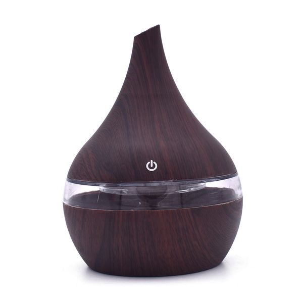 

humidifier ultrasonic essential oil diffuser household aroma wood grain led light air purifier