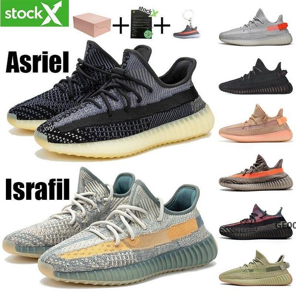 

с коробкой 2020 азриэл исрафил шлак kanye запад кроссовки сера tail light yechei black static светоотражающие тренажеры спортивные sneakersg