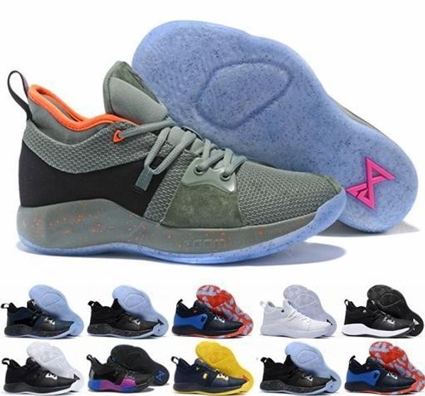 

2018 paul george 2 pg ii basketball shoes for men pg2 2s starry blue orange all white black sports sneakers