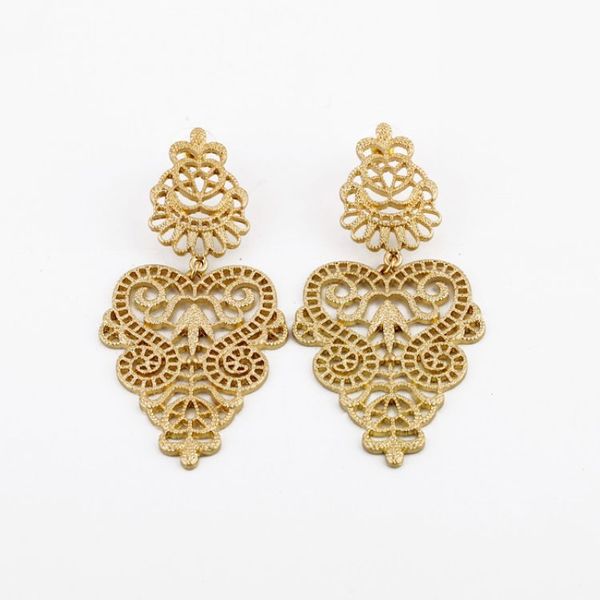 

e299 ear stud europe and america simple versitile fashion hollow out bohemian ear stud earrings, Silver