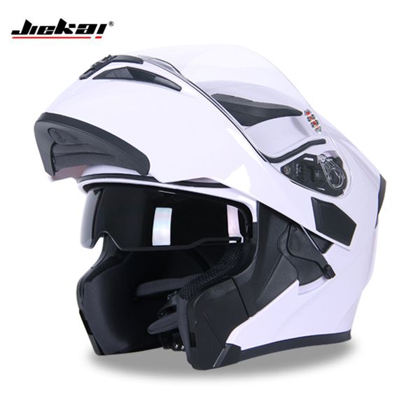 

new version dot ece jiekai 902 motorcycle flip up winter helmets safety racing motocross capacete quad dirt bike helmet