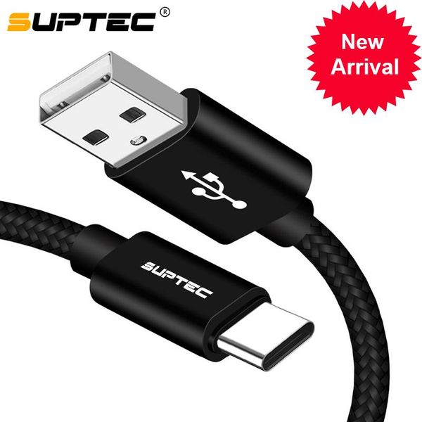 

suptec usb type c cable for samsung s9 s8 note 9 fast charging type-c charger cable for huawei p20 nova 3 xiaomi mi 8 oneplus 3t