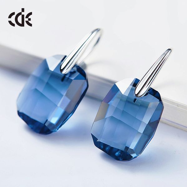 

wedding party silver s925 beaded pearl gift woman lady diamond jewelry earring for bride acting initiation graduation cde-138, Golden