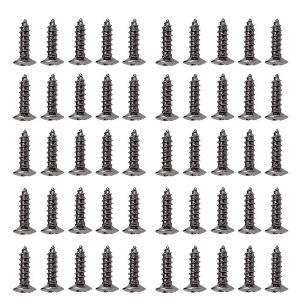 

50 x pickguard pickguard screws screw for electric guitar silver tone