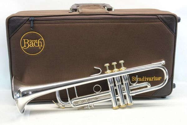 

bach 43 180s43 ml gold trim trumpet professional horn beautiful bb trumpet with full accessories