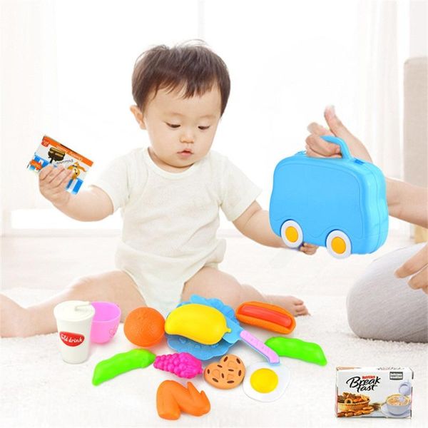 

15 pcs kids pretend role play kitchen fruit vegetable toy cutting set simulation kitchen pretend play set toy gift w813