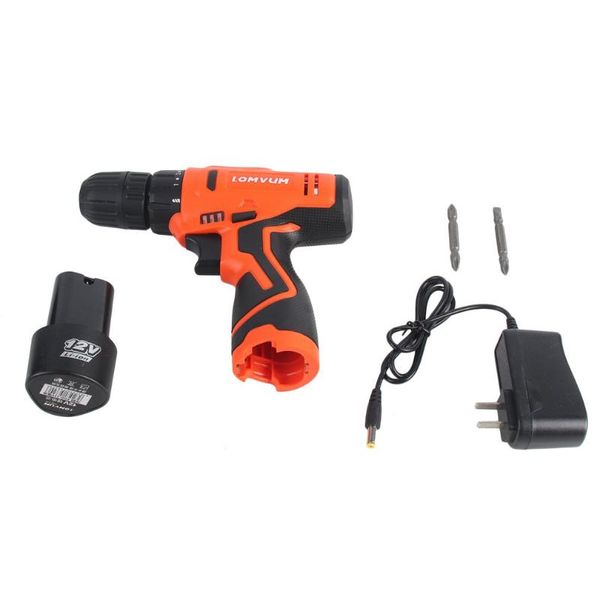 

12v double speed electric drill rechargeable multifunction mini cordless handheld screwdriver drill