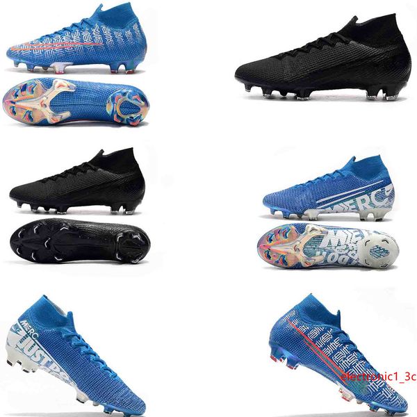 

2019 13th mens soccer shoes superfly 7 elite se new lights soccer cleats crampons de football boots mercurial superfly vi 360 neymar ronaldo