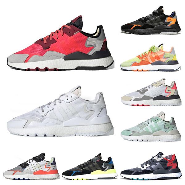 

2020 nite jogger 3m reflective men women running shoes triple black white green mens trainers sports sneakers size 36-45