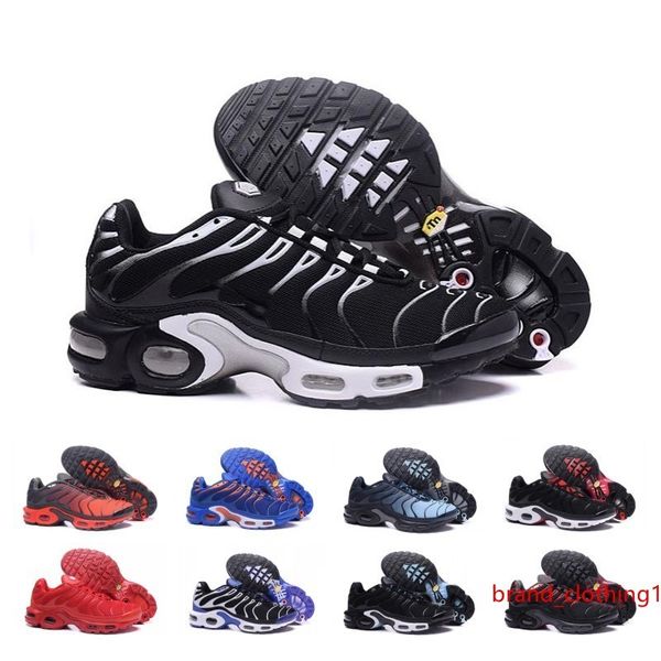 

big sale chaussure tn plus кроссовки для мужчин открытый тройной черный белый мужские кроссовки туризм спорт атлетических тапок