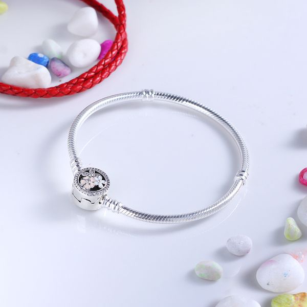 

новый евро ювелирные изделия s925 шарм серебро оригинальный 925 пандора браслеты для женщин браслет дружбы для женщин делая браслеты подарки, Golden;silver