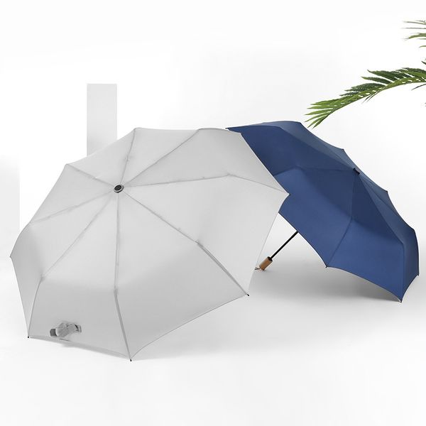 

new waterproof full automatic umbrella rain women men 3 folding light and durable super strong umbrellas kids rainy sunny