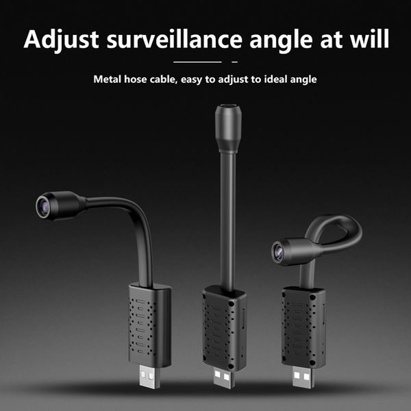 

hd smart wifi mini camera with big wide lens wireless wifi real time monitoring usb camera home security surveillance camera