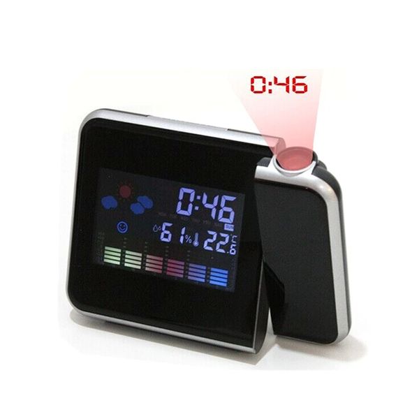 

digital color screen projection alarm clock