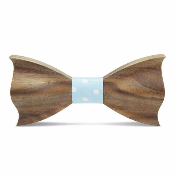 

novelty three-dimensional wood bow tie for men weeding classic wood bowtie wood 3d handmade wooden ties gravata, Black;blue