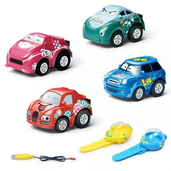 

gravity sensing 4ch rc car gesture control cars with wearable watch controller 4 colors remote control car gift for kids