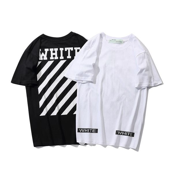 

fashion brand new color casual streetwear crew neck t-shirt summer new men women tee hip hop casual t-shirt.x1q2, White;black