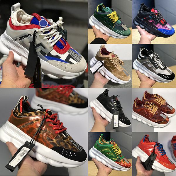 

chain reaction love sneakers luxury designer shoes mens women fashion casual shoes trainers link-embossed sole women luxury shoes 36-45