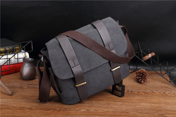 

men's shoulder bag korean version of men's diagonal travel casual bags messenger briefcases student bag men bag canvas briefcases