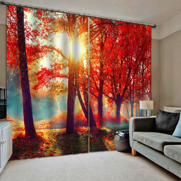 

modern printing custom 3d curtains new bedroom study thickened windshield blackout curtains