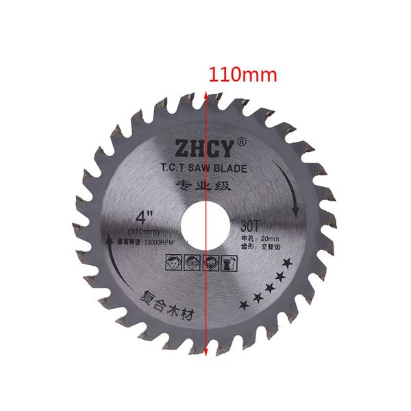 

110mm 30 teeth circular saw blade woodworking cut disc super thin metal cutter 831f