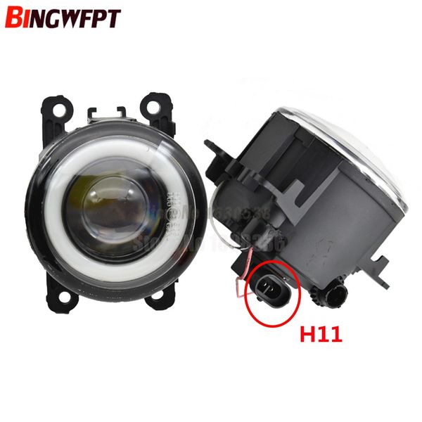 

2pcs/pair (left+right) angel eye car-styling fog lamps led lights for nissan x-trail t31 closed off-road vehicle 2007-2014