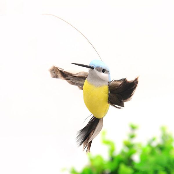 Nuovi colibrì solari, giocattoli da giardino di farfalle, giocattoli educativi per l'illuminazione degli studenti, regali di energia solare con batteria