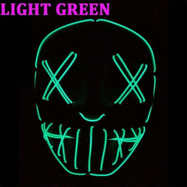 

товары для вечеринок хэллоуин маска led light up партийные маски год чистки выбор великих смешных масок косплей поставки костюмов светятся в