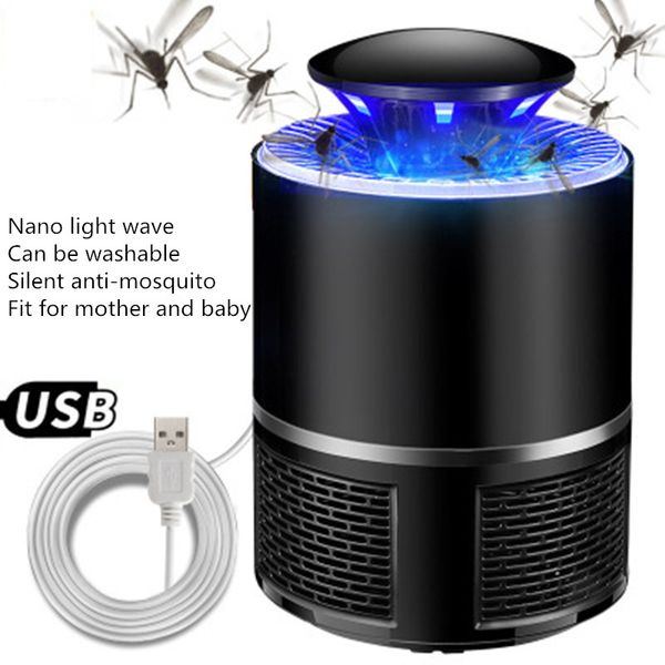 

led mosquito killer lamp bug zapper uv usb powered pcatalyst mosquito trap lamp pest insect repellents night light baby home