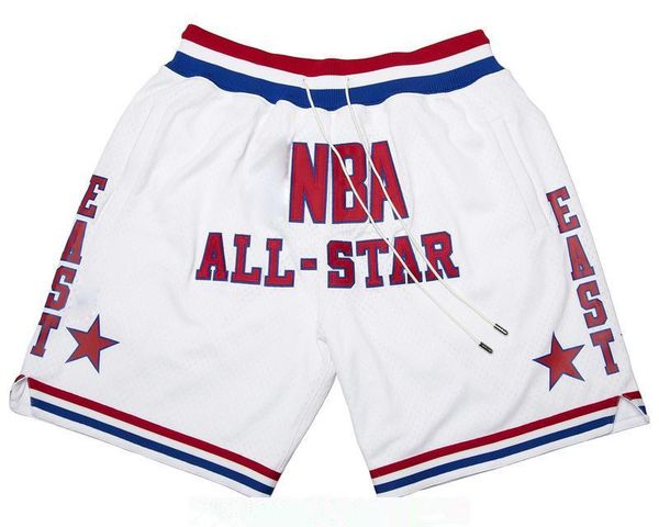 

men 1988 city nba all-star east shorts white just don pocket pants by mitchell & ness s-2xl, Black
