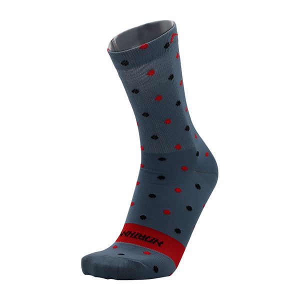 

2019 new bicycle riding socks for men and women outdoor sports running marathon bicycle long tube socks, Black