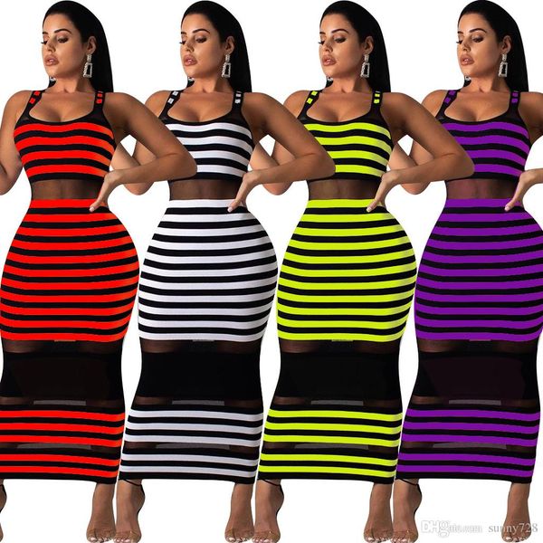 

4 цвета в наличии 2019 sexy stripes women bodycon dresses see through mesh panelled u образным вырезом без рукавов party club лодыжки длина, Black;gray