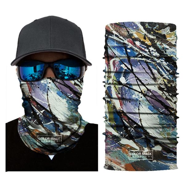 

sports masks magic headband outdoor neck warmer cycling bike bicycle riding face mask head scarf scarves face mask balaclava d40, Black