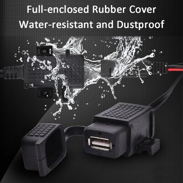 

motorcycle battery tender charger cable 081-0069-6 charger quick disconnect rotary round terminal for motor battery adapter gps