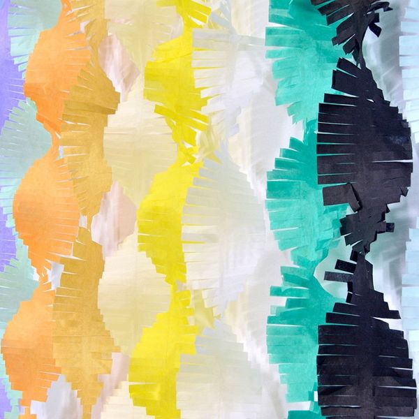 

3m fringed tissue paper streamers garland baby shower backdrop party diy decoration fringe curtain wedding birthday banners other event pa