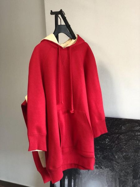 

2019fw autumn new women patchwork hoodies female loose oversize pullover coat rmsx 10.13, Black