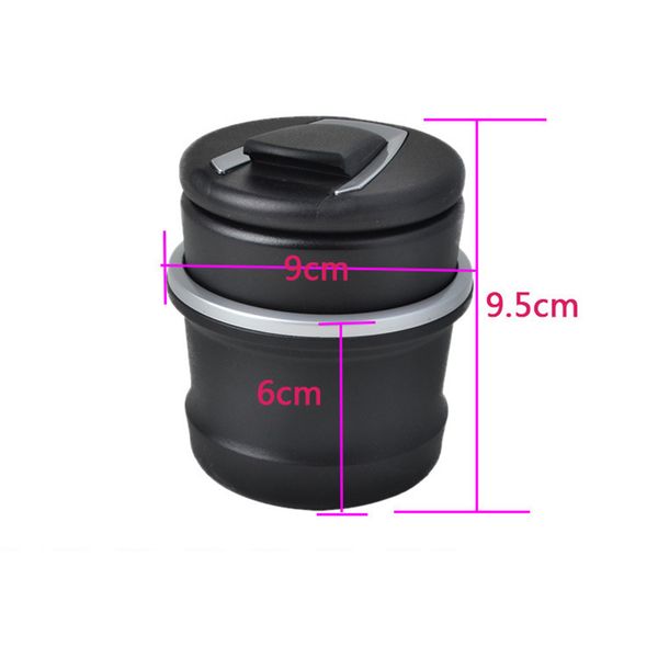

auto car ashtray led cigarette smoke automotive multifunction durable for c44