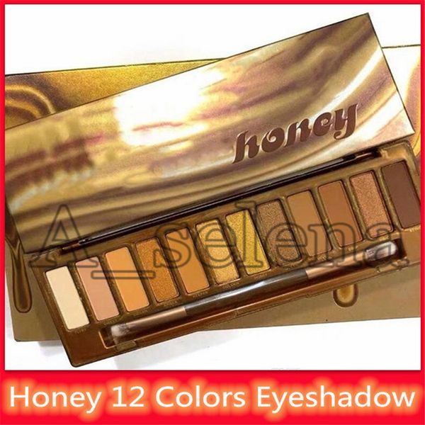 

famous honey eyeshadow palette 12 colors eye shadow maquillage nude palette 2019 nk honey palette set