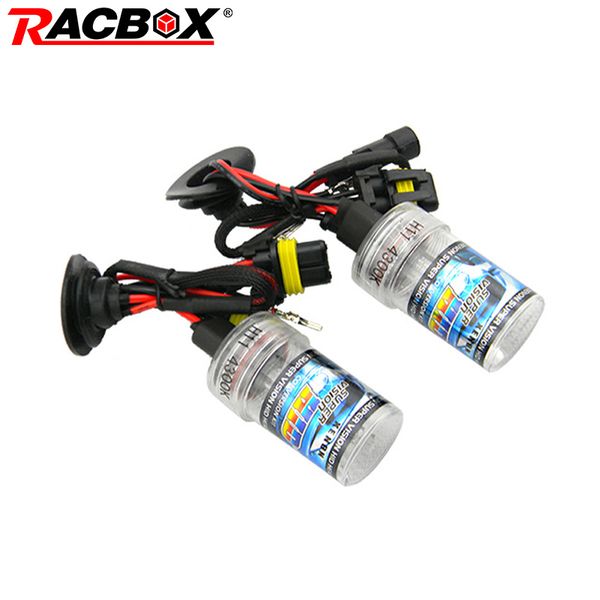 

racbox 55w hid xenon single bulb lamp 12v for headlight conversion h1 h3 h4-1 h7 h8/h9/h11 hb3 hb4 9005 9006 4300k 6000k 8000k