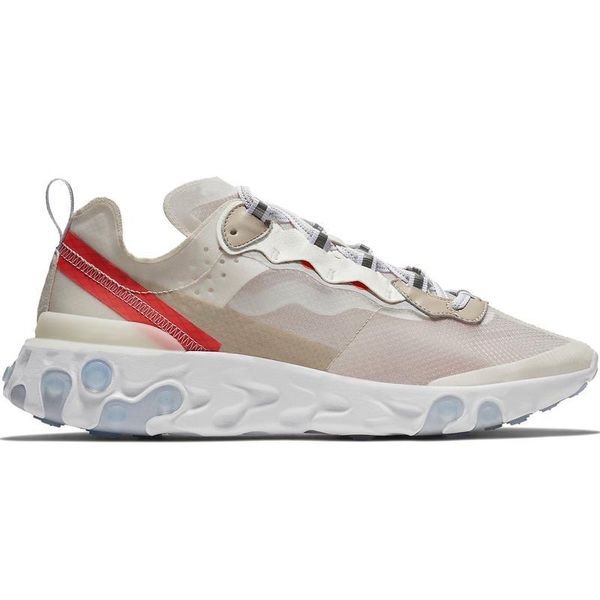 

react element 87 undercover men running shoes sail light bone royal tint for women designer sneakers sports mens trainer shoes