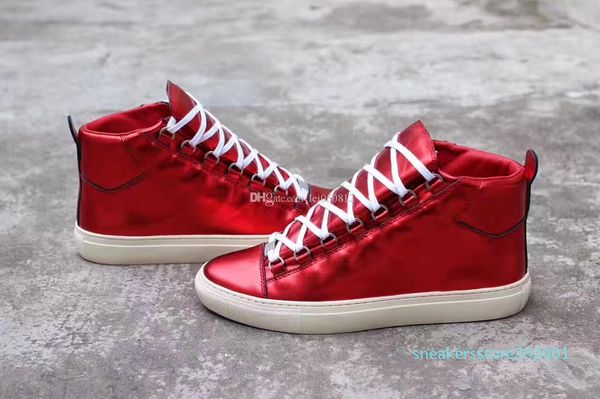 

arena high sneakers shoes,fashion kanye west trainers paint genuine leather casual flats,men's outdoor trainers, Black