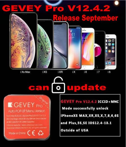 

Обновление в сентябре с помощью ключа ICCID + MNC для ios13 12.4.2 GEVEY PRO разблокирует мирско