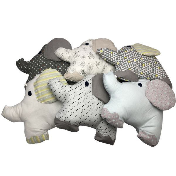 

6pcs/lot baby bed bumper crib cot elephant bumper baby bed protector crib newborns toddler bedding set