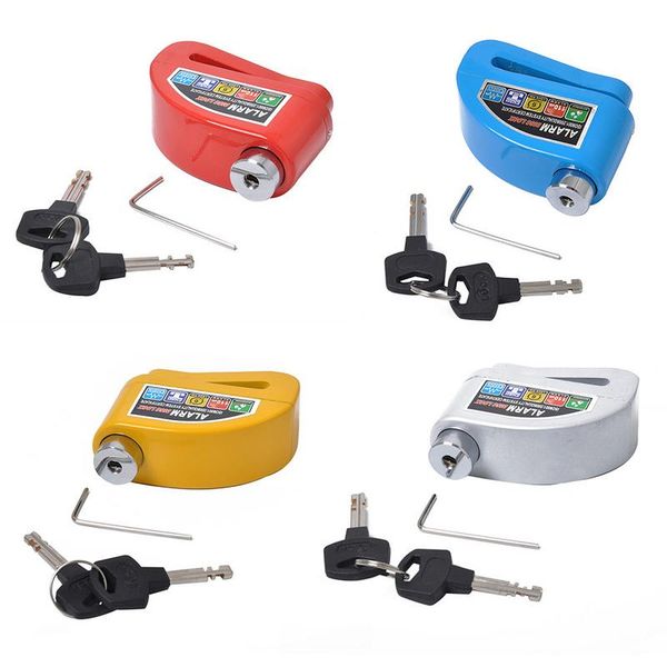 

motorcycle scooter bicycle wheel disc brake lock aluminum alloy anti theft security alarm lock for motorcycle scooter bicycle