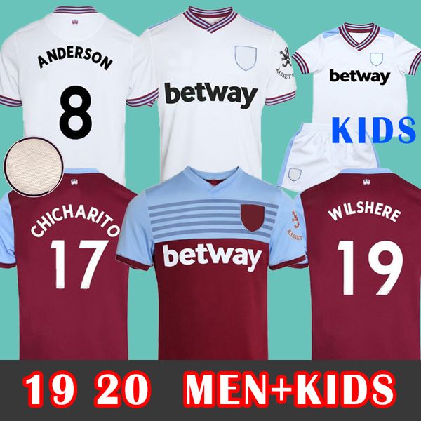 

Men kid 19 20 we t ham occer jer ey united 2019 2020 home away noble jer ey ander on arnautovic antonio football hirt uniform kit