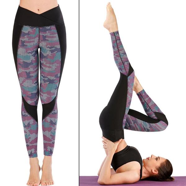 

new splice women yoga trousers leggings snakeskin slim gym girl sport pants running fitness female fashion, White;red