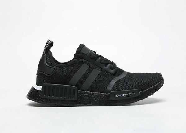 

with box)2019 new r1 japan sneaker men women core black white running shoes