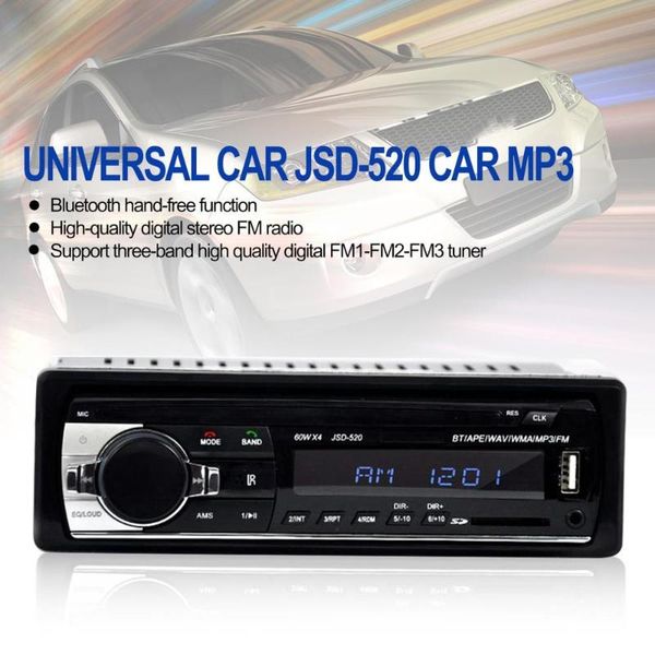

new 12v universal car mp3 car stereo fm aux input receiver sd usb mp3 radio player in-dash unit